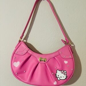 Hello Kitty Pink Shoulder Bag with Cute Design